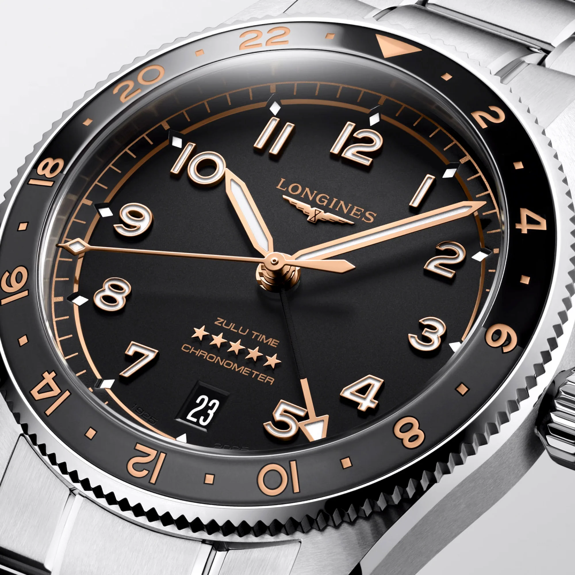 Longines SPIRIT ZULU TIME 39mm Automatic Watch L38024506 - Image 4