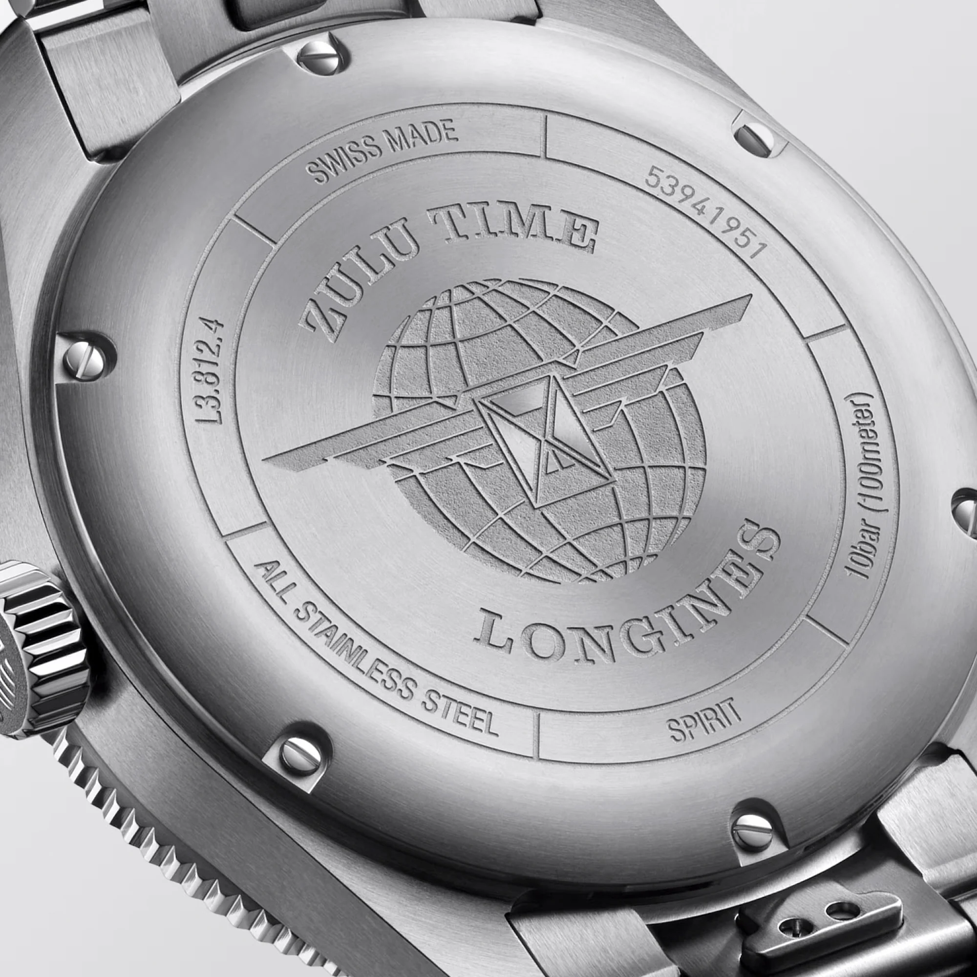 Longines SPIRIT ZULU TIME 42mm Automatic Watch L38124506 - Image 3