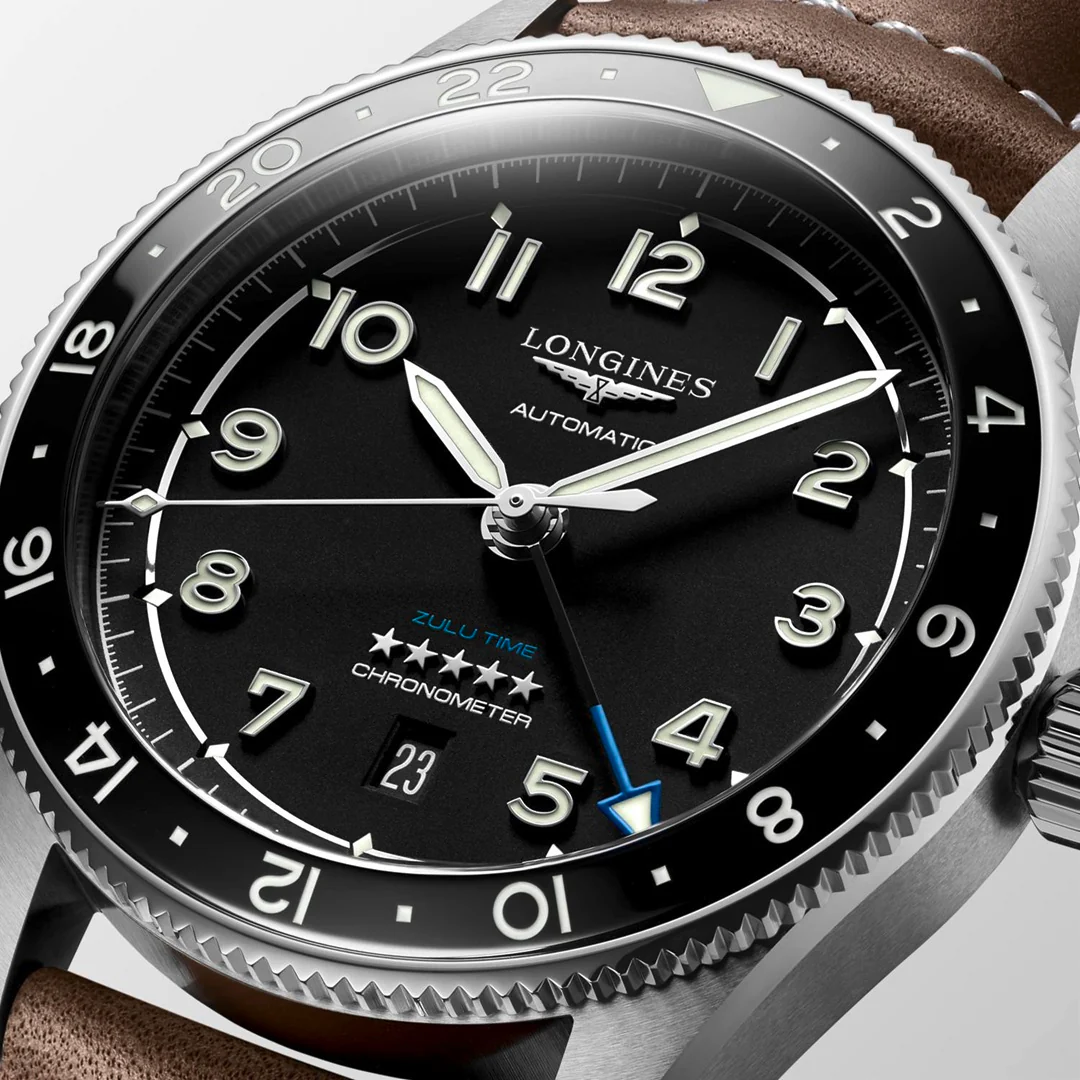Longines SPIRIT ZULU TIME 42mm Automatic Watch L38124532 - Image 3