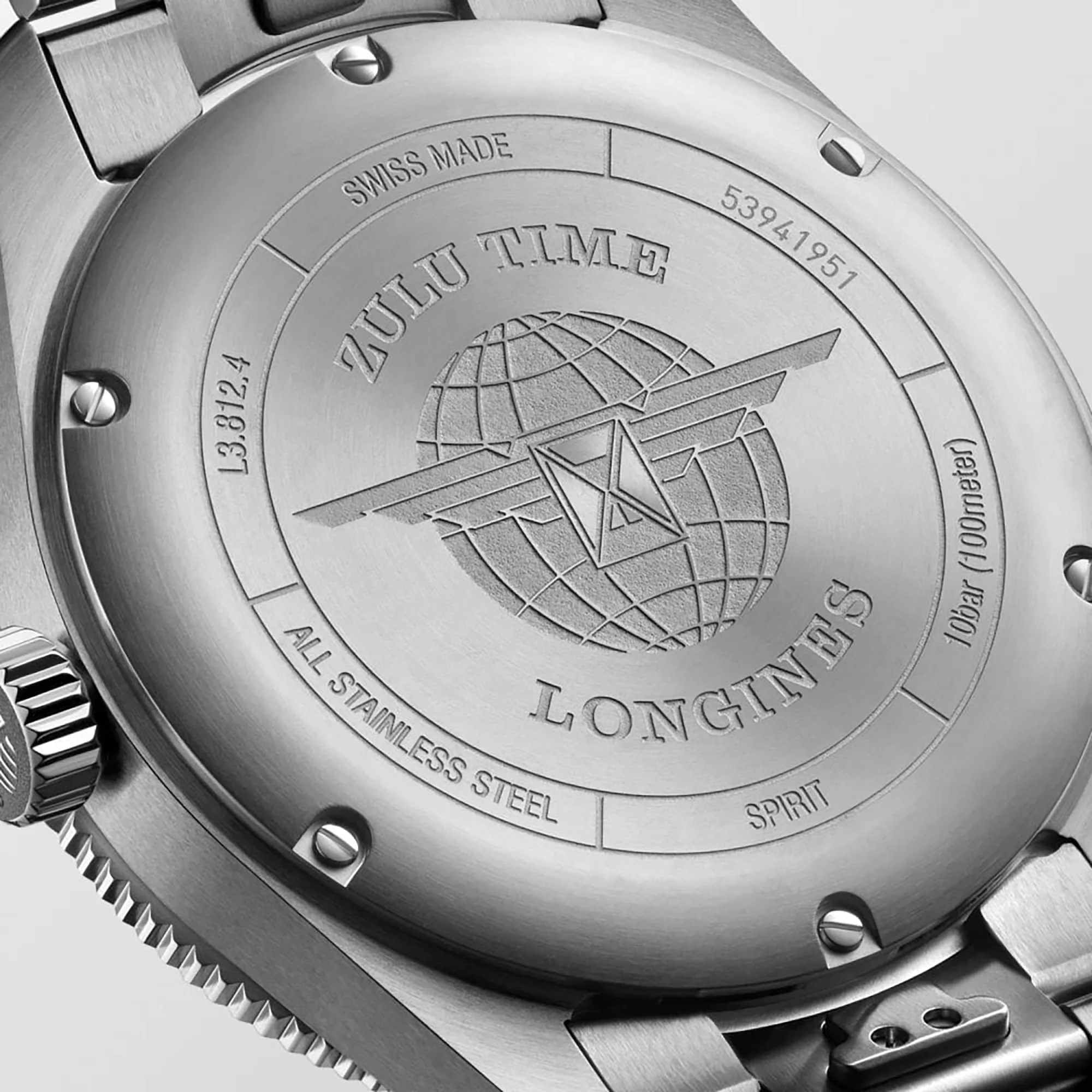 Longines SPIRIT ZULU TIME 42mm Automatic Watch L38124606 - Image 3