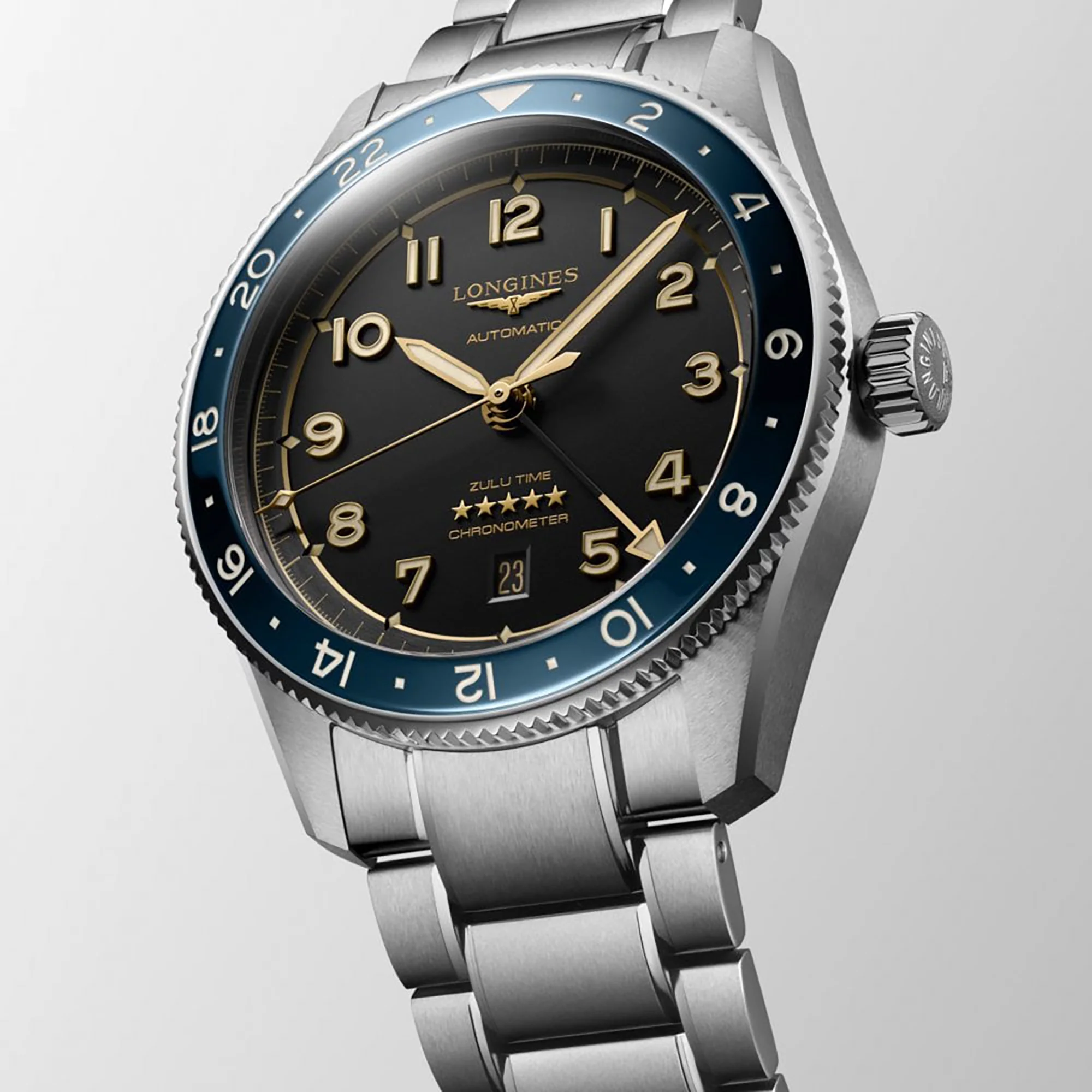 Longines SPIRIT ZULU TIME 42mm Automatic Watch L38124606 - Image 4