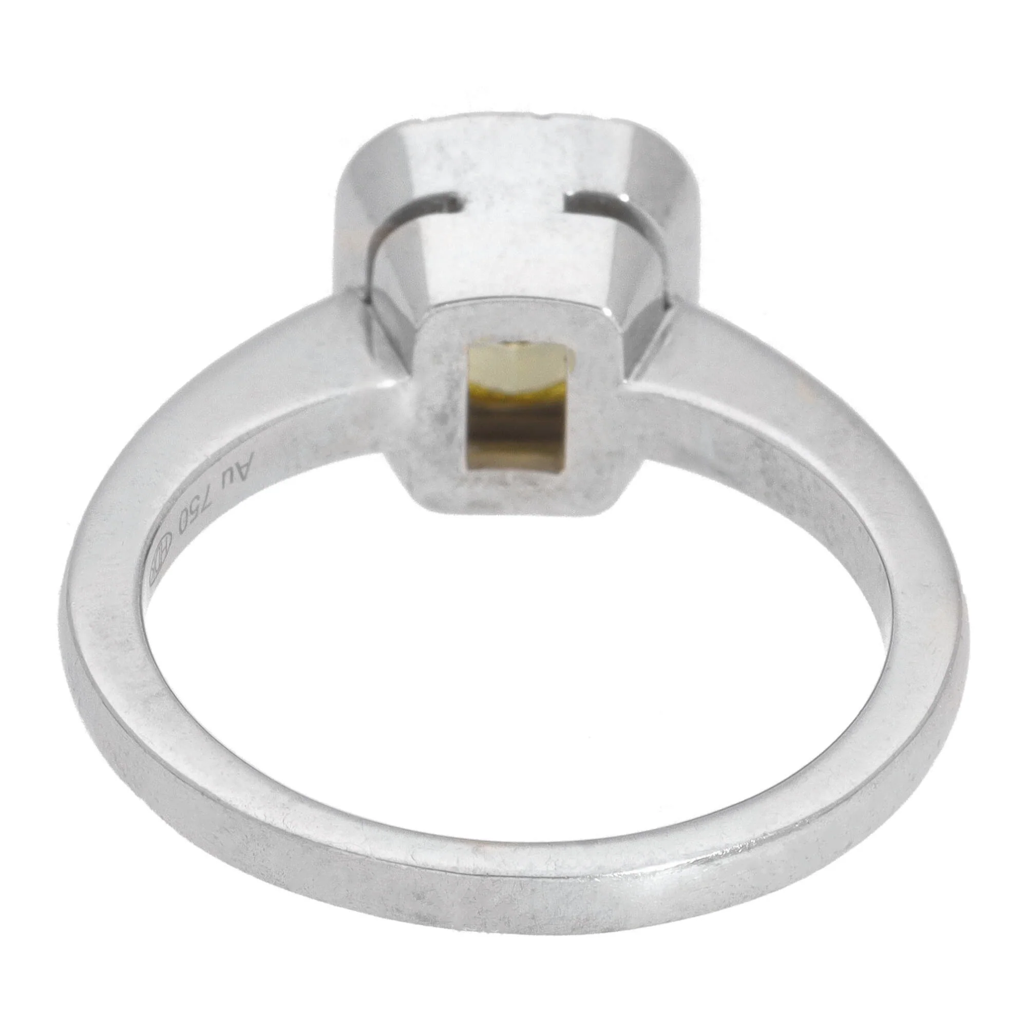 Natural Yellow Diamond 18ct White Gold Cluster Ring (M) - Image 5