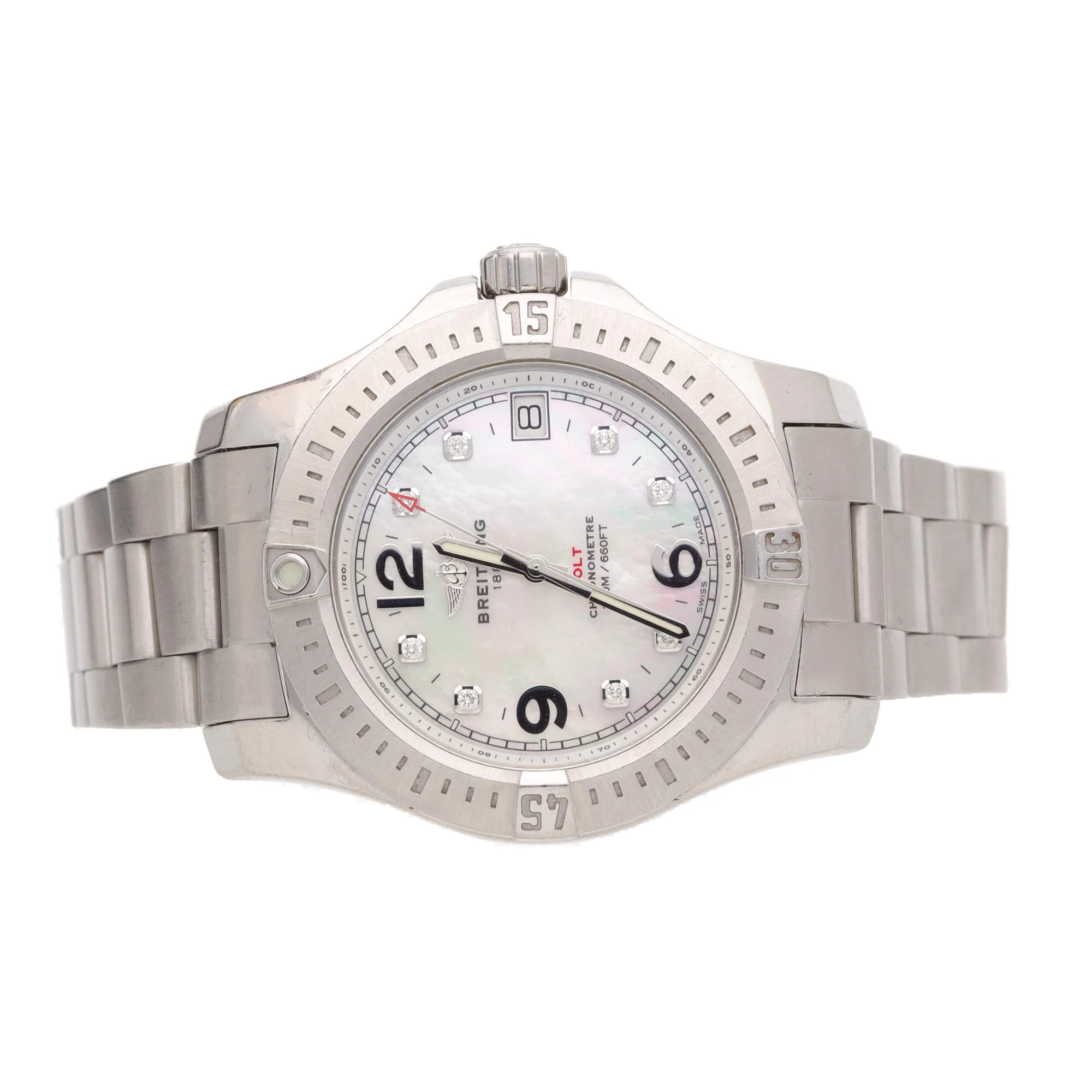 Pre-Owned Breitling Colt 36mm Quartz Watch A7438911/A771 - Image 3