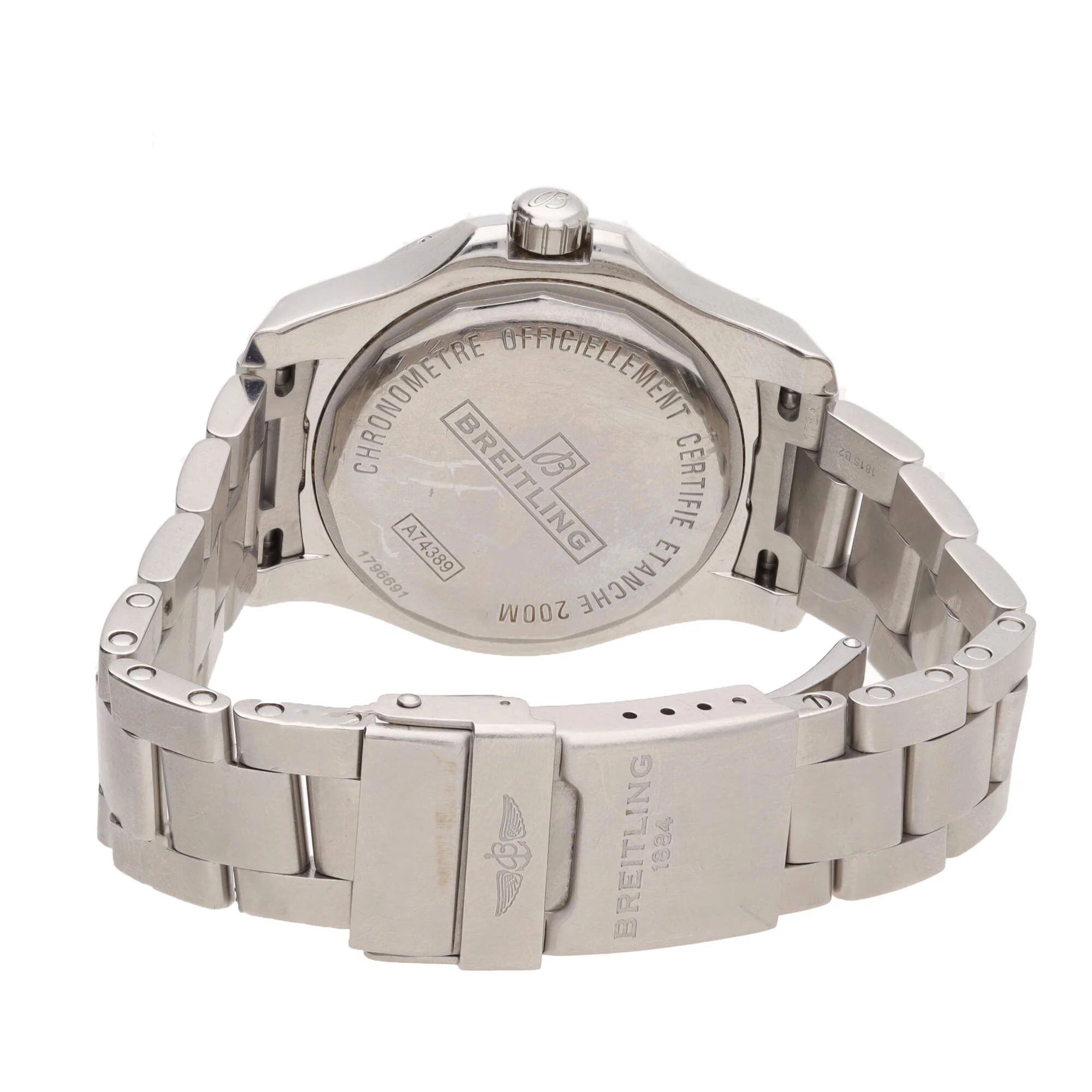 Pre-Owned Breitling Colt 36mm Quartz Watch A7438911/A771 - Image 4