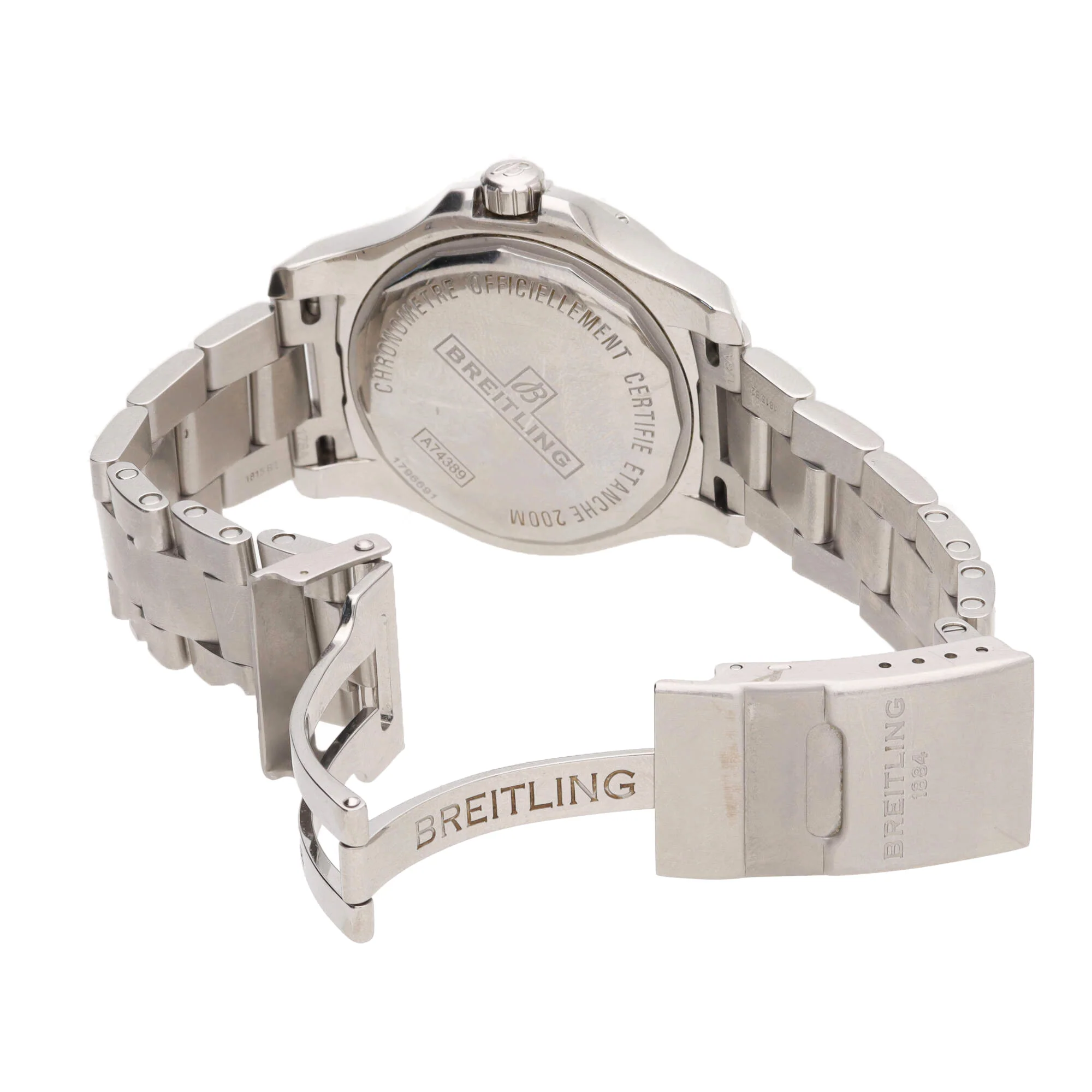 Pre-Owned Breitling Colt 36mm Quartz Watch A7438911/A771 - Image 5