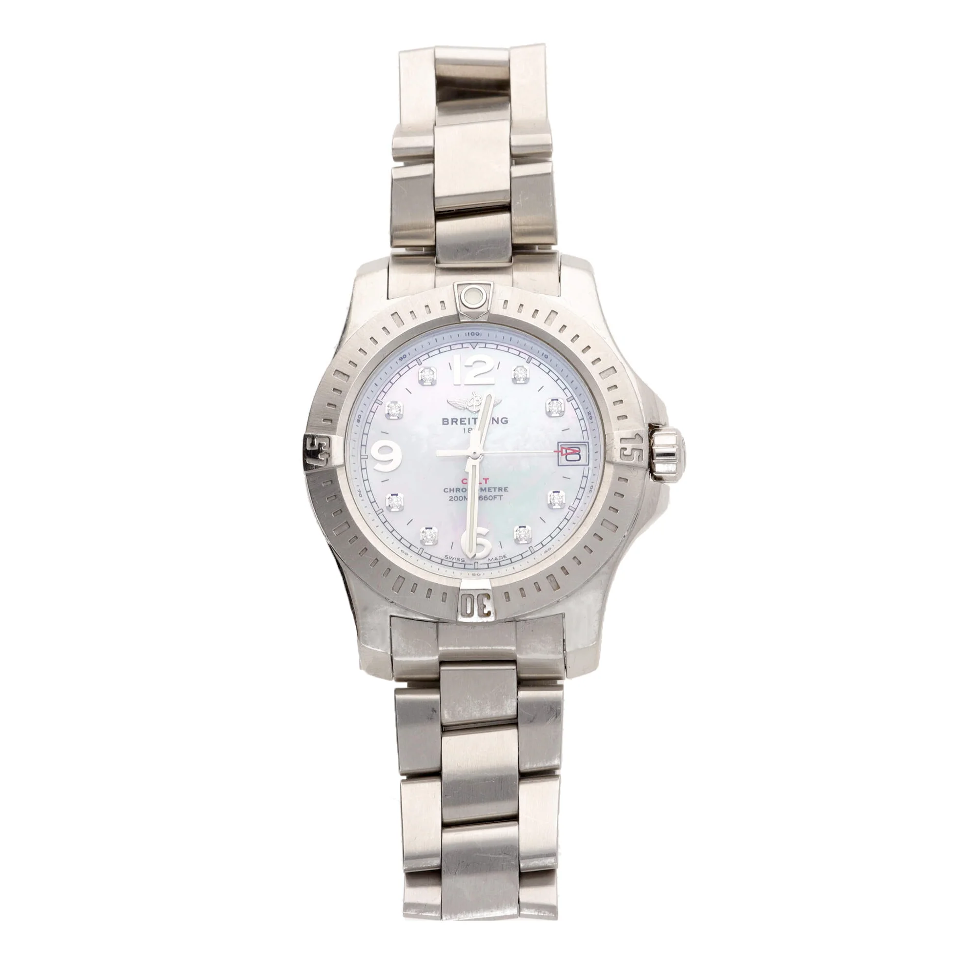 Pre-Owned Breitling Colt 36mm Quartz Watch A7438911/A771 - Image 6