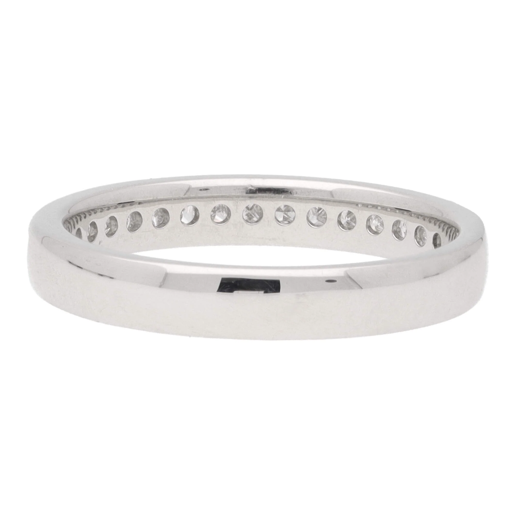 Princess Cut Diamond 0.50ct Platinum Wedding band - Image 4