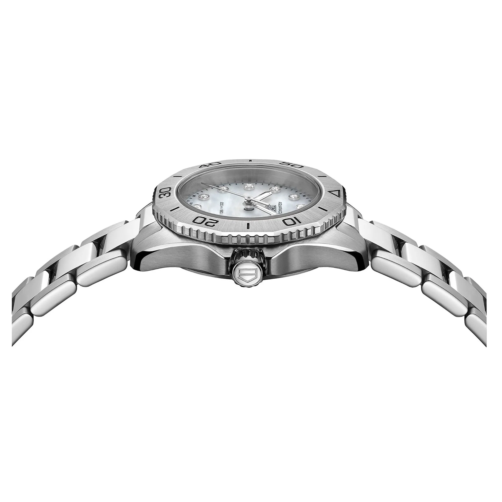TAG Heuer Aquaracer Professional 30mm 200m Diamond Set Quartz Watch WBP1416.BA0622 - Image 4