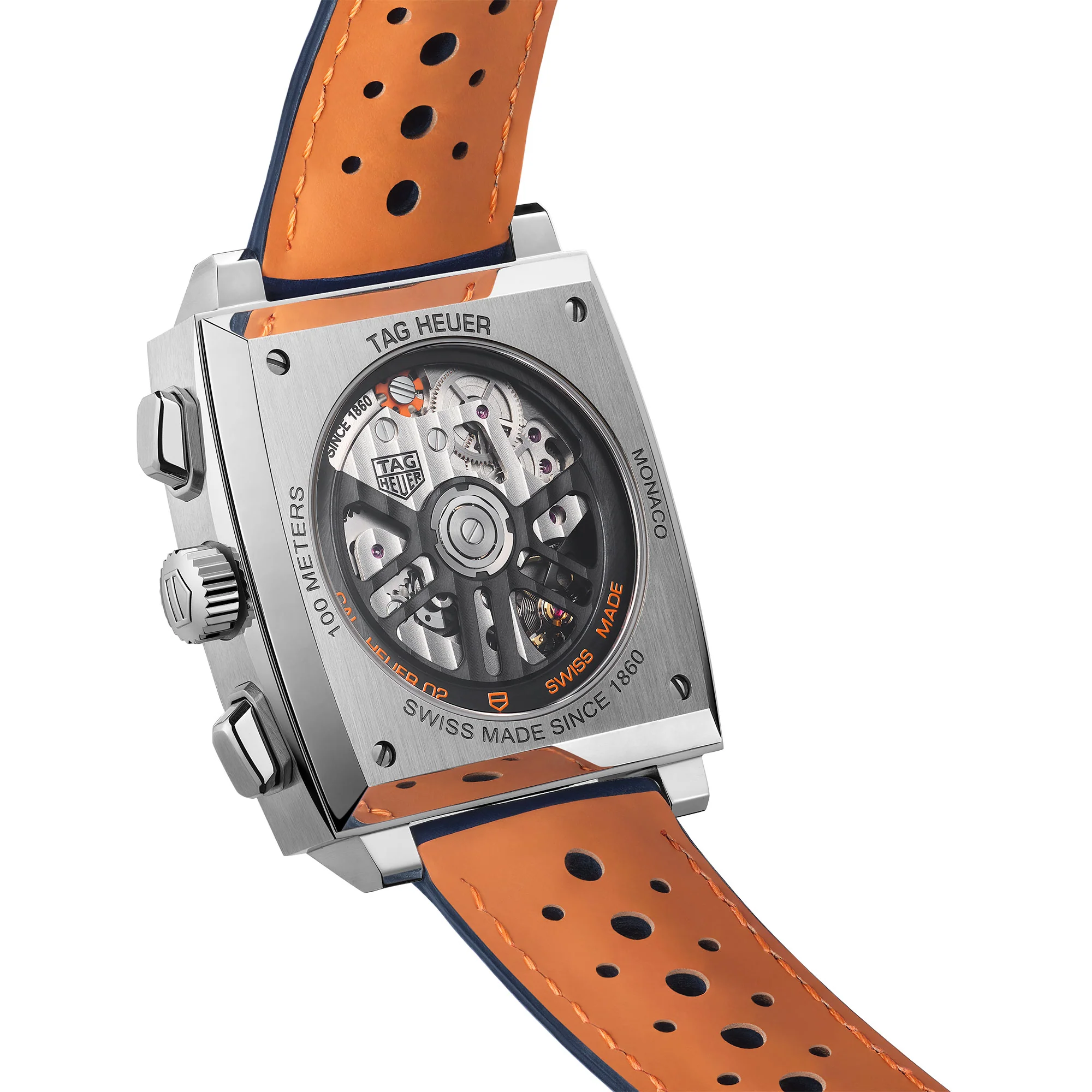 TAG Heuer Monaco x Gulf 39mm 100m Special Edition Automatic Watch CBL2115.FC6494 - Image 6